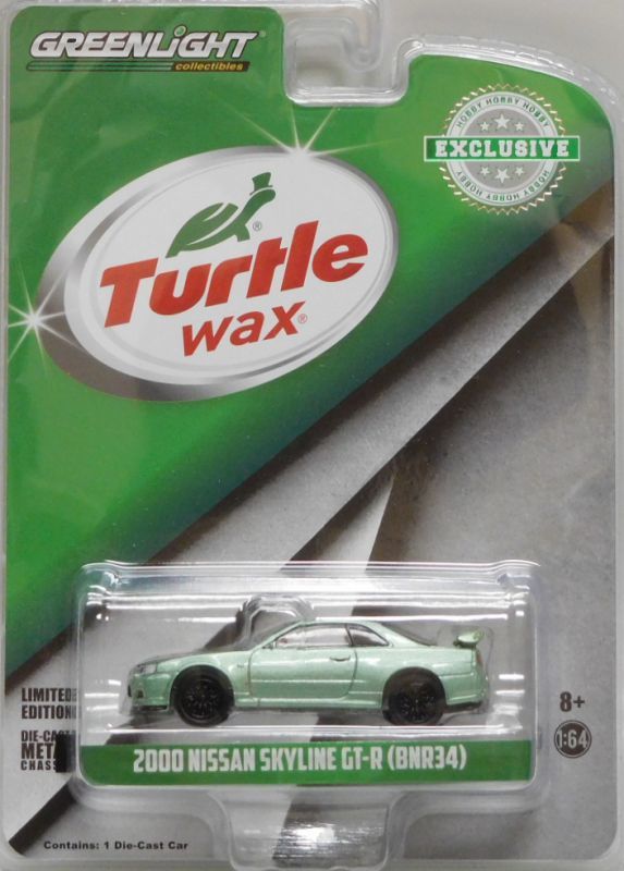 画像: GREENLIGHT HOBBY EXCLUSIVE 【"TURTLE WAX" 2000 NISSAN SKYLINE GT-R (BNR34)】 を更新致しました。