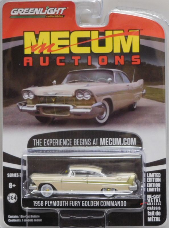 画像: GREENLIGHT MECUM AUCTIONS S3 【1958 PLYMOUTH FUNNY GOLDEN COMMANDO】を更新致しました。