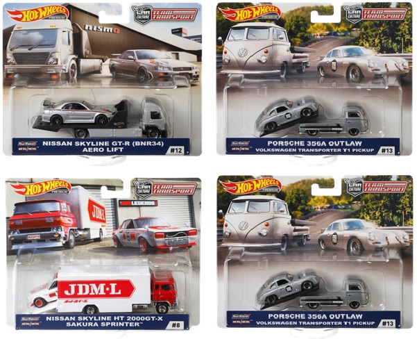 画像: HW CAR CULTURE - TEAM TRANSPORT【Eアソート (4個入り）】のご予約を開始致しました。