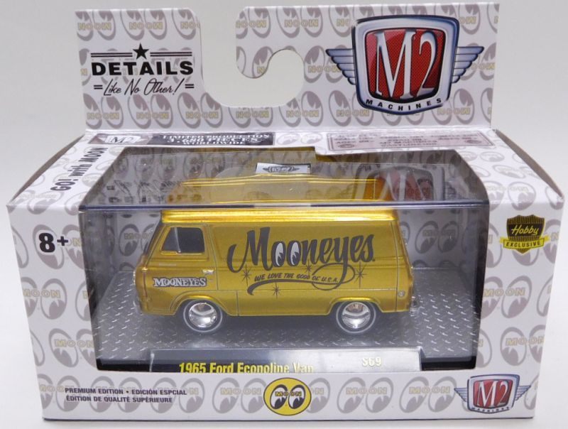 画像: M2 MACHINES HOBBY EXCLUSIVE S69 MOONEYES 【1959 VW MICROBUS DELUXE U.S.A. MODEL】、【1965 FORD ECONOLINE VAN】を更新致しました。