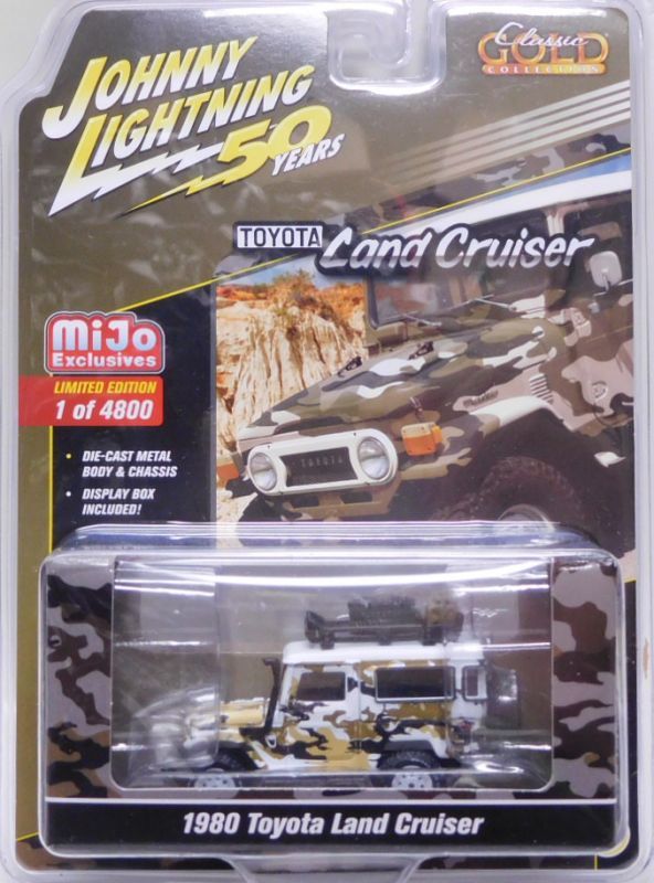 画像: JOHNNY LIGHTNING "MIJO EXCLUSIVE" 【"CLASSIC GOLD COLLECTION" 1980 TOYOTA LAND CRUISER】CAMO WHITEを更新致しました。