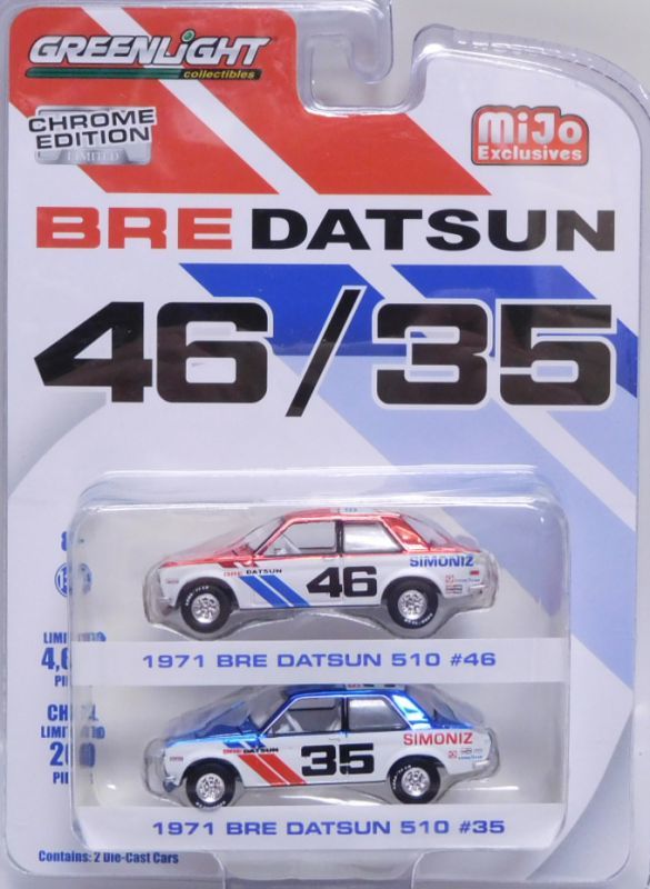 画像: GREENLIGHT MIJO EXCLUSIVE CHROME EDITION 【"BRE DATSUN 46/35" 1971 BRE DATSUN 510】を更新致しました。