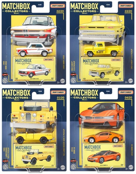 画像: 【2021 MATCHBOX COLLECTORS　"A"アソート 4種セット】のご予約を開始致しました。