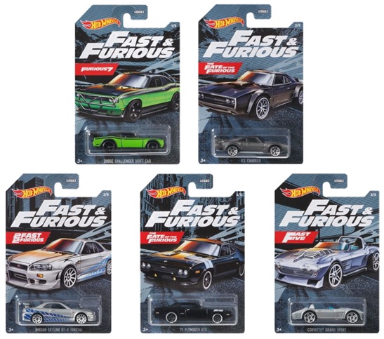 画像: 2021 HW FAST & FURIOUS （ワイルドスピード）【5種セット】（レギュラーカードタイプ）のご予約を開始致しました。