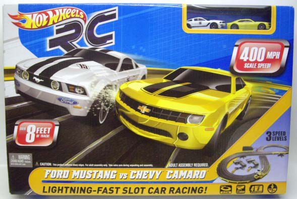 画像: HOT WHEELS RC 【FORD MUSTANG vs CHEVY CAMARO】 LIGHTNING-FAST SLOT CAR RACINGが入荷致しました。