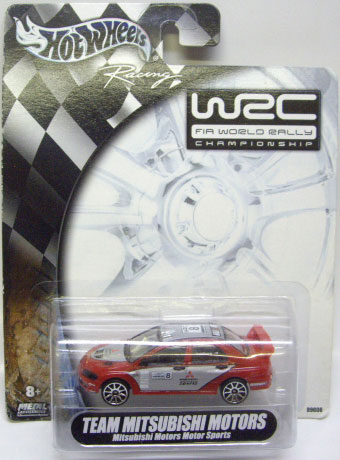 画像: HOTWHEELS RACING WRC 【TEAM MITSUBISHI MOTORS LANCER EVOLUTION 7】　RED/10SP