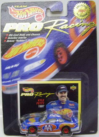 画像: 1997 HOT WHEELS PRO RACING 【KYLE PETTY #44 TEAM HOT WHEELS PONTIAC GRAND PRIX 】　BLUE/RR