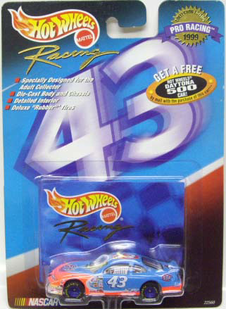 画像: 1999 HOT WHEELS PRO RACING 【JOHN ANDRETTI #43 TEAM STP PONTIAC GRAND PRIX (PRO RACING)】　LT.BLUE/RR