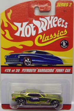 画像: 2006 CLASSICS SERIES 2 【PLYMOUTH BARRACUDA FUNNY CAR】　SPEC.YELLOW/BF 5SP 　