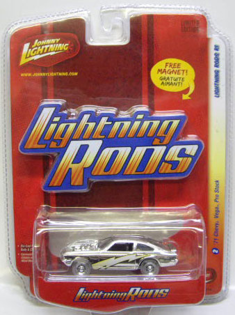 画像: LIMITED EDITION -LIGHTNING RODS R1 【'70 CHEVY VEGA PRO STOCK】　CHROME (with MAGNET)