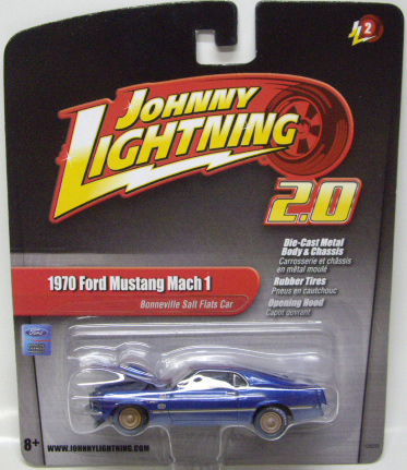 画像: JOHNNY LIGHTNING 2.0  R2 【"BONNEVILLE SALT FLATS CAR"1970 FORD MUSTANG MACH1】 BLUE/RR