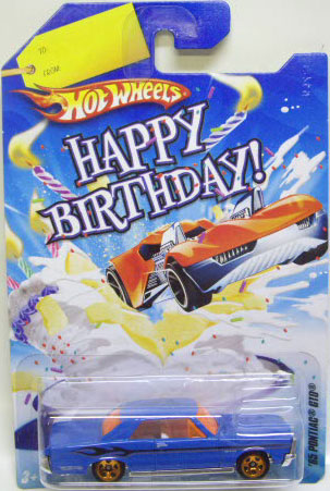 画像: 2010 WALMART EXCLUSIVE HAPPY BIRTHDAY! 【'65 PONTIAC GTO】　BLUE/5SP