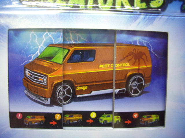 画像: 2010 COLOR SHIFTERS CREATURES 【CUSTOM '77 DODGE VAN】 GREEN-BROWN/O5