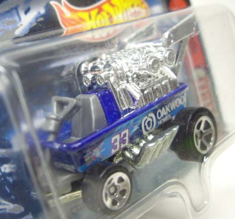 画像: 2000 HOT WHEELS RACING DRAGGIN' WAGON SERIES【#33 TEAM OAKWOOD HOMES DRAGGIN' WAGON】　BLUE/5SP