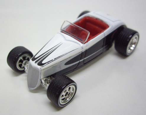 画像: LOOSE - LARRY'S GARAGE 21CAR SET 【'33 FORD ROADSTER】　WHITE-BLACK/RR (CHASE)