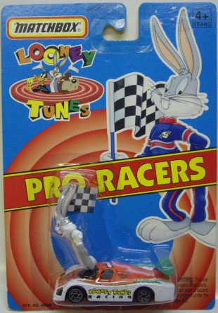 画像: 1993 MATCHBOX LOONEY TUNES PRO RACERS 【BUGS BUNNY / GROUP "C" RACER】 WHITE