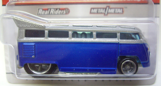 画像: 2010 PHIL'S GARAGE CHASE 【VOLKSWAGEN T1 DRAG BUS】　SILVER-BLUE/RR  (セットばらし・サインTAMPO付き）