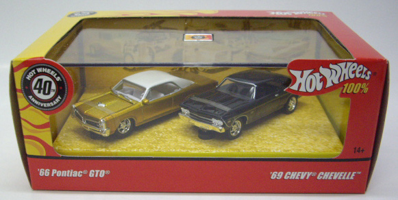 画像: 100% 40TH ANNI. 2CAR SET - CAR SHOW 【'66 PONTIAC GTO / '69 CHEVY CHEVELLE】　