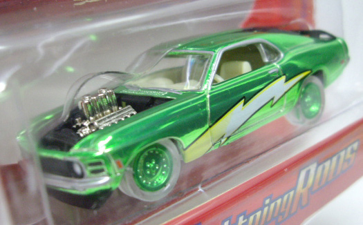 画像: LIMITED EDITION -LIGHTNING RODS R2 【'70 FORD MUSTANG BOSS 429】　CHROME GREEN (with STICKER)