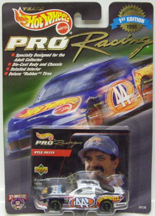 画像: 1998 HOT WHEELS PRO RACING 【KYLE PETTY #44 TEAM HOT WHEELS PONTIAC GRAND PRIX 】　WHITE/RR (BLUES BROTHERS)