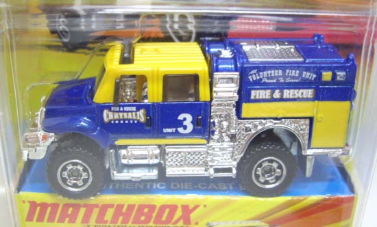 画像: 2011 LESNEY EDITION 【INTERNATIONAL WORKSTAR BRUSH FIRE TRUCK】 BLUE-YELLOW