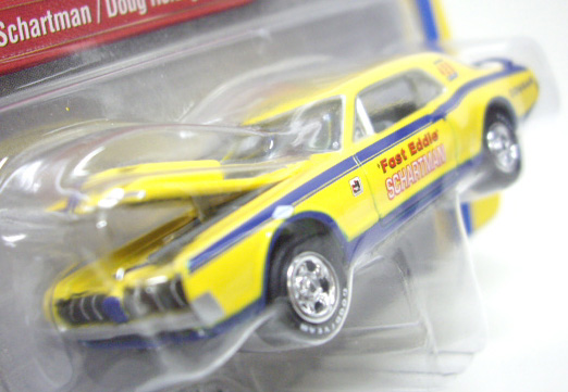 画像: JOHNNY LIGHTNING 2.0  R9 【"FAST EDDIE SCHARTMAN/DOUG HERZOG RACING" BOSS 429 MERCURY COUGAR】 YELLOW-BLUE/RR