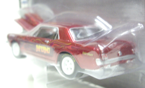 画像: JOHNNY LIGHTNING 2.0  R9 【1966 FORD MUSTANG】 MET.RED/RR (WHITE LIGHTNING)