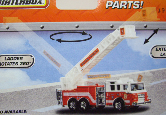 画像: 2011 REAL WORKING RIGS 【PIERCE VELOCITY AERIAL FIRE TRUCK】 RED-WHITE