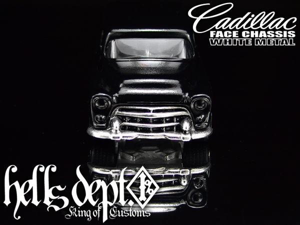 画像: HELLS DEPT 2012 【CADILLAC FACE CHASSIS for '55 CHEVY PANEL(カスタム用パーツ）】  WHITE METAL MADE　（送料サービス適用外） 