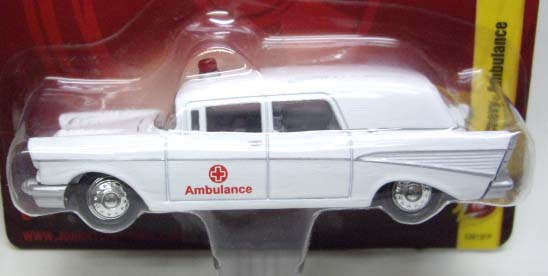 画像: FOREVER 64 R19 【1957 CHEVY AMBULANCE】 WHITE/RR