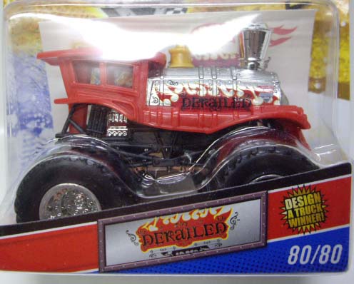 画像: 2011 MONSTER JAM INSIDE TATTOO 【DERAILED】 RED (DESIGN AT TRUCK WINNER)