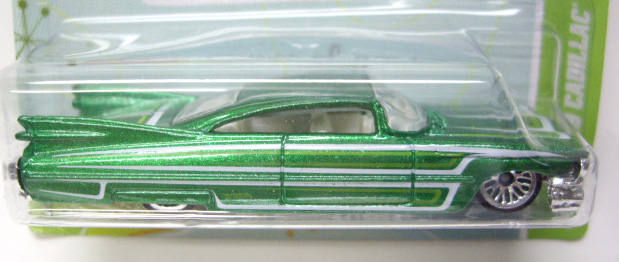 画像: 2012 WALMART EXCLUSIVE "CARS OF THE DECADES" 【CUSTOM '59 CADILLAC】 GREEN/LACE