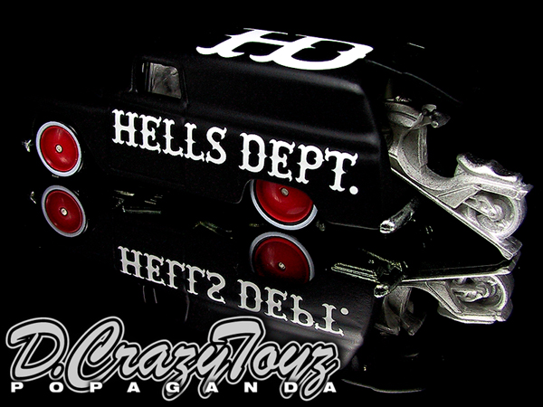 画像: PRE-ORDER HELLS DEPT 2012 【'55 Chevy Panel "Mushroom cloud"（完成品）】  WHITE METAL MADE　（送料サービス適用外） (近日入荷予定）