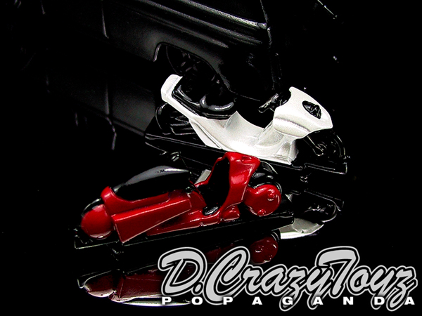 画像: PRE-ORDER HELLS DEPT 2012 【SCOOTER & KAMEDA's BIKE for '55 CHEVY PANEL Real Paint Ver.（カスタム用パーツ）】  WHITE METAL MADE　（送料サービス適用外） (近日入荷予定）