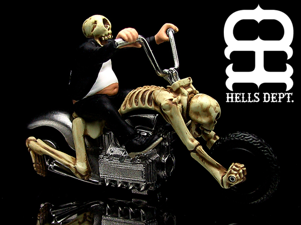 画像: PRE-ORDER HELLS DEPT 2012 【J.D.C.13 the Ride 2012 lil isle "CAPTAIN CYCLOPS"（完成品）】  WHITE METAL MADE　（送料サービス適用外） (近日入荷予定）