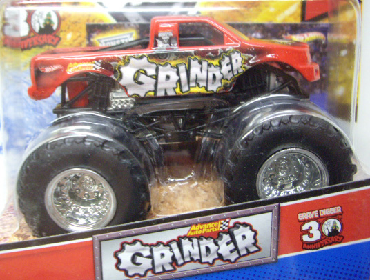 画像: 2012 MONSTER JAM INSIDE TOPPS 【GRINDER】 RED