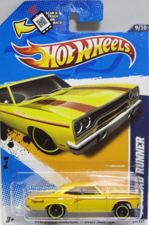 画像: 【'70 ROAD RUNNER】　YELLOW/MC5 (WALMART EXCLUSIVE WINDSHIELD HW TAMPO)