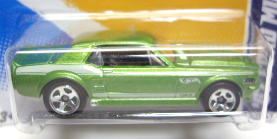 画像: 【'67 FORD MUSTANG COUPE】　MET.DK.GREEN/5SP  (WALMART EXCLUSIVE COLOR)