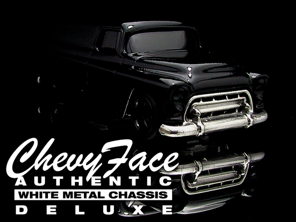 画像: 【追悼】 HELLS DEPT 2012 【AUTHENTIC "Chevy Face"DELUXE for '55 CHEVY PANEL(カスタム用パーツ）】  WHITE METAL MADE　（送料サービス適用外） (利益は全てお供物に使わせて頂きます） 