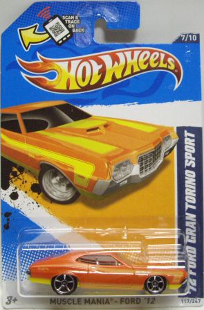 画像: 【'72 FORD GRAN TORINO SPORT】　ORANGE/MC5 (WALMART EXCLUSIVE COLOR)