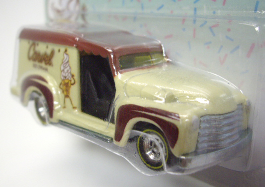 画像: 2012 NOSTALGIC BRANDS - CARVEL ICE CREAM 【CUSTOM '52 CHEVY】　CREAM-CHOCOLATE/RR (NEW CAST)