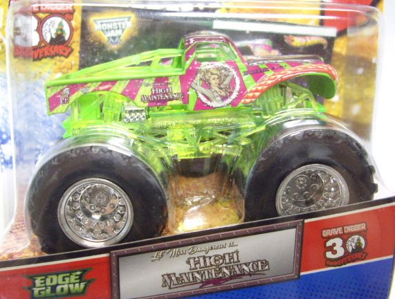 画像: 2012 MONSTER JAM INSIDE TOPPS 【HIGH MAINTENANCE】 GREEN (EDGE GLOW)