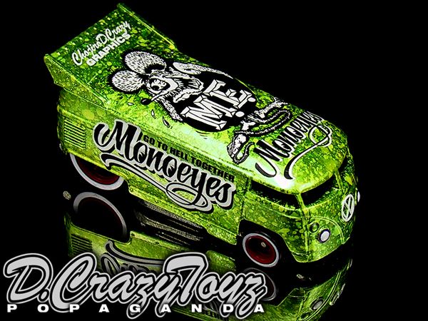 画像: PRE-ORDER HELLS DEPT 2012 【MONO EYES FINK VW DRAG BUS （完成品）】 SPECIAL SECRET COLOR : MONSTER SODA LIME GREEN （送料サービス適用外） (近日入荷予定）