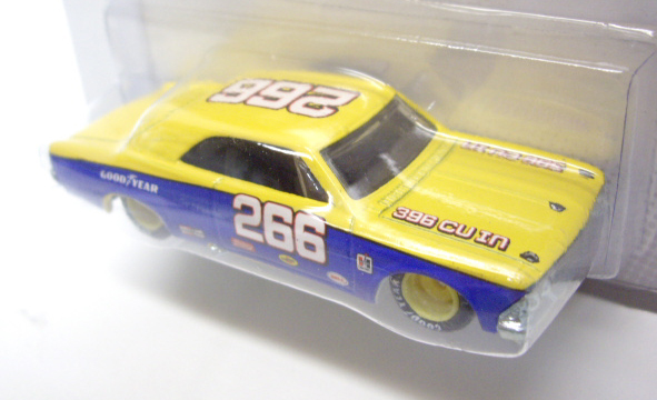 画像: 2012 HW RACING - STOCK CAR 【'66 CHEVY CHEVELLE】 YELLOW-BLUE/RR 