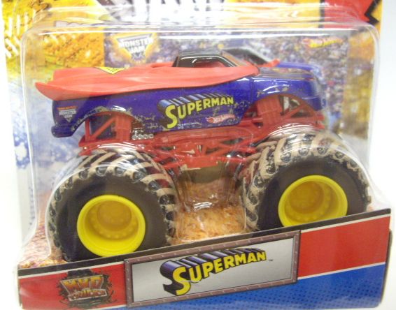 画像: 2012 MONSTER JAM INSIDE TOPPS 【SUPERMAN】 BLUE-RED (MWD TRUCKS)