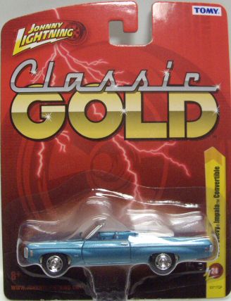 画像: FOREVER 64 R24 【1969 CHEVY IMPALA CONVERTIBLE】 SILVERBLUE/RR　(WHITE LIGHTNING)