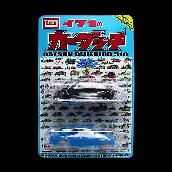 画像: PRE-ORDER HELLS DEPT 2012 【IMA-1 CAR DUCH BLUEBARD DATSUN 510 (BLISTER PACK EDITION)(完成品）】 （送料サービス適用外） (近日入荷予定）