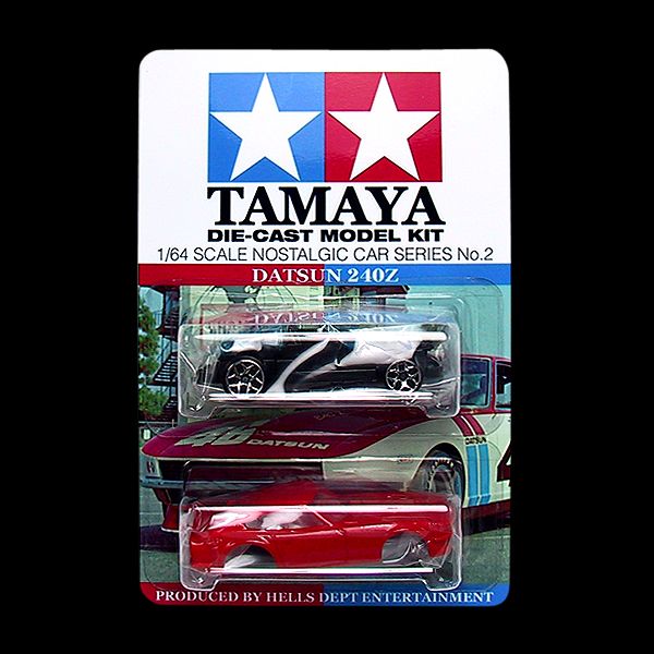 画像: PRE-ORDER HELLS DEPT 2012 【TAMAYA DIE-CAST MODEL KIT 1/64 SCALE NOSTALGIC CAR SERIES No.2 DATSUN 240Z (BLISTER PACK EDITION)(完成品）】 （送料サービス適用外） (近日入荷予定）