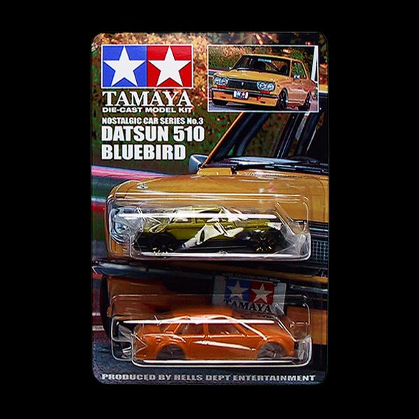 画像: PRE-ORDER HELLS DEPT 2012 【TAMAYA NOSTALGIC CAR SERIES No.3  DATSUN 510 BLUEBIRD (BLISTER PACK EDITION)(完成品）】 （送料サービス適用外） (近日入荷予定）