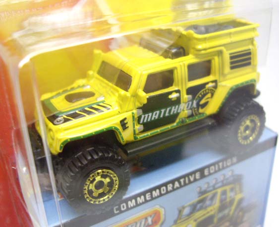 画像: 2013 MATCHBOX 60th ANNIVERSARY 【JEEP WRANGLER SUPERLIFT】 YELLOW (MATCHBOX TAMPO)